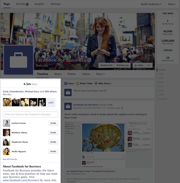 Facebook Admin