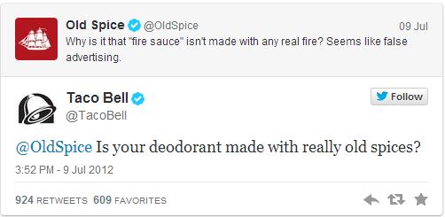 Old Spice Taco Bell Tweet