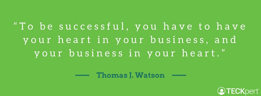 Thomas J. Watson Quote